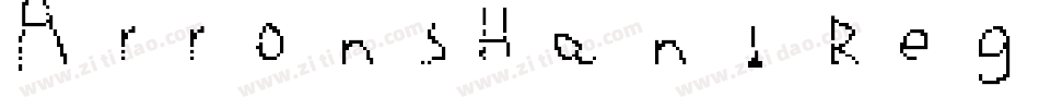 ArronsHand Regular字体转换